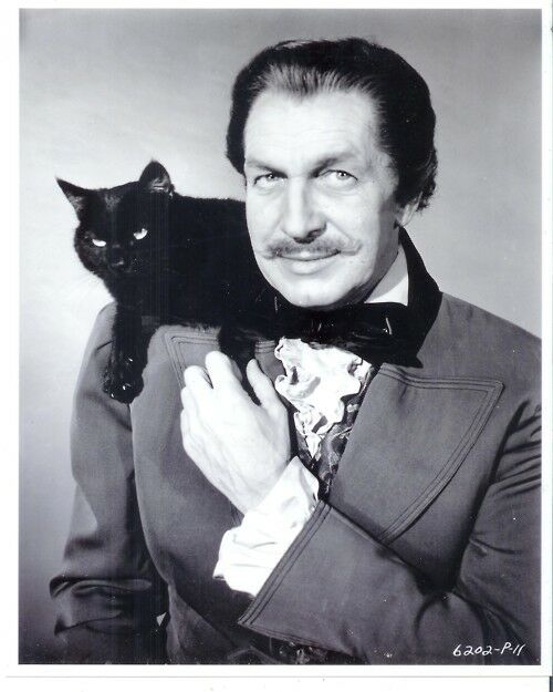 Vincent Price, fekete macska, Poe